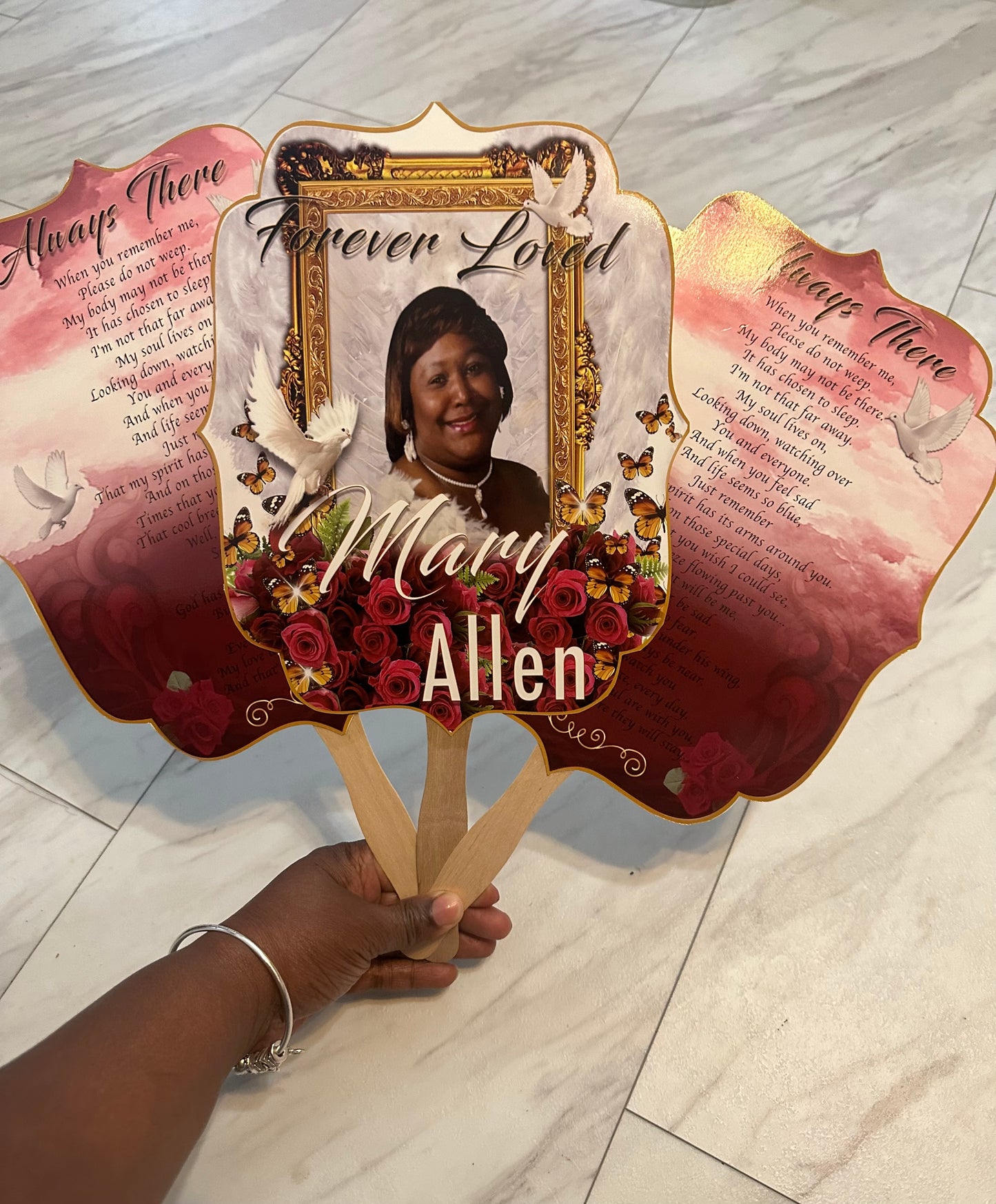 Memorial Hand Fans