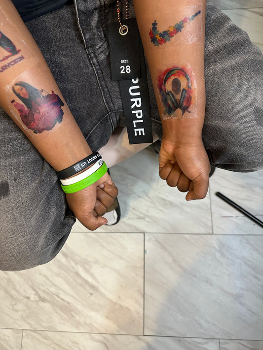 Custom Temporary Tattoo Sheets
