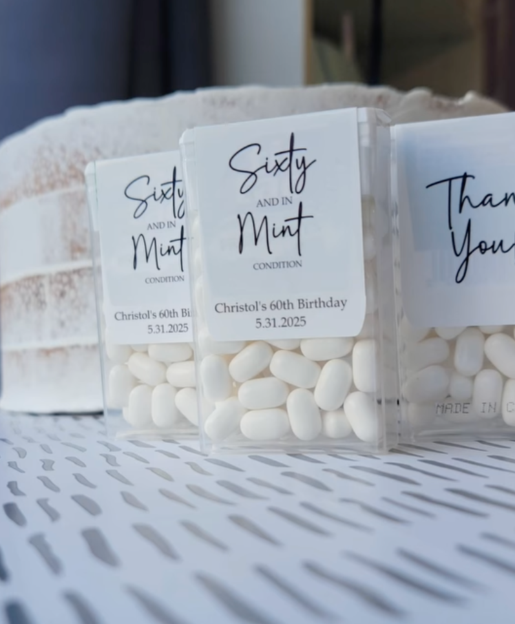 Personalized Mint Favors
