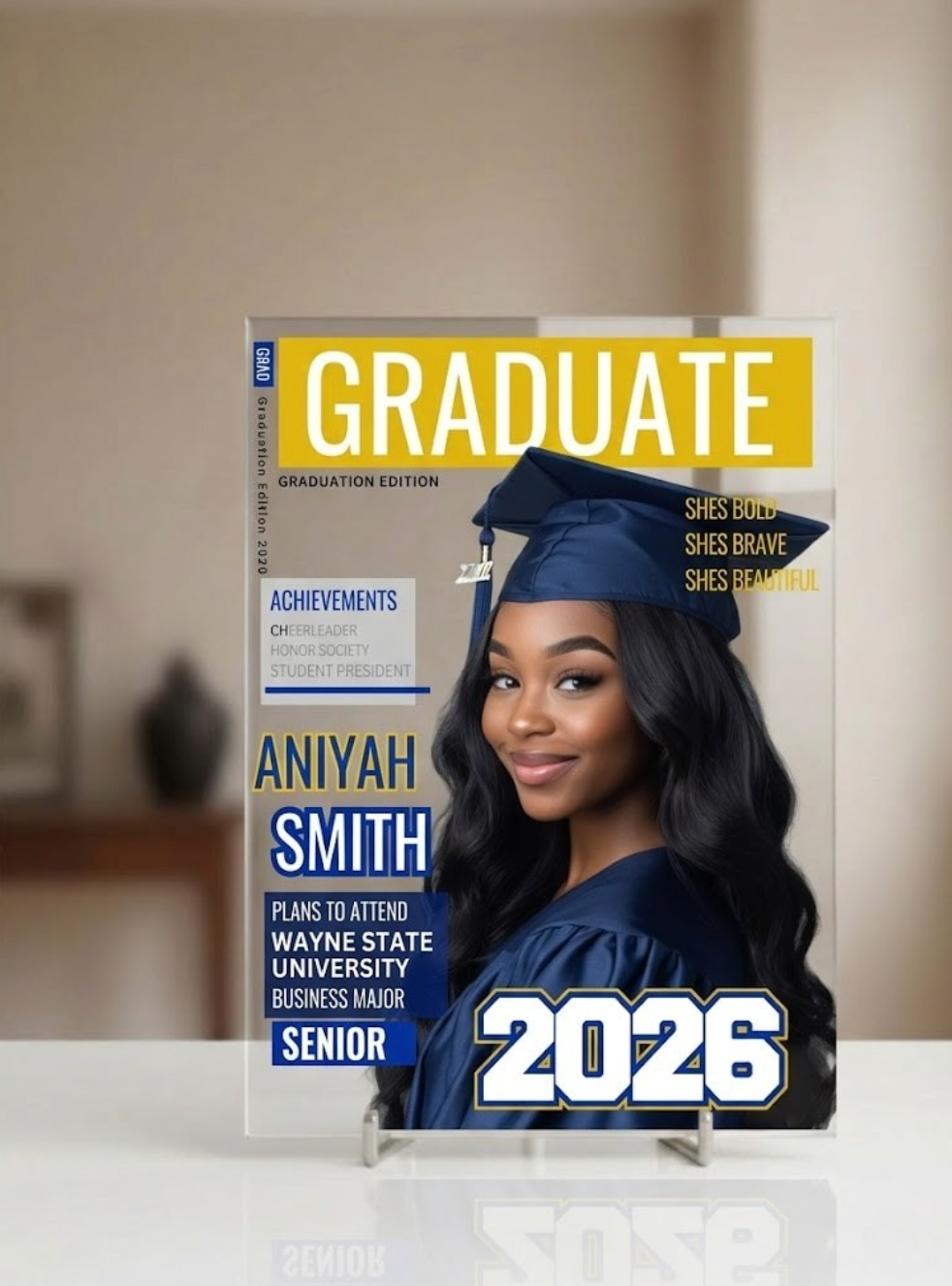 Grad Acrylic Sign