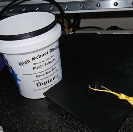 Grad Party Favor Bucket
