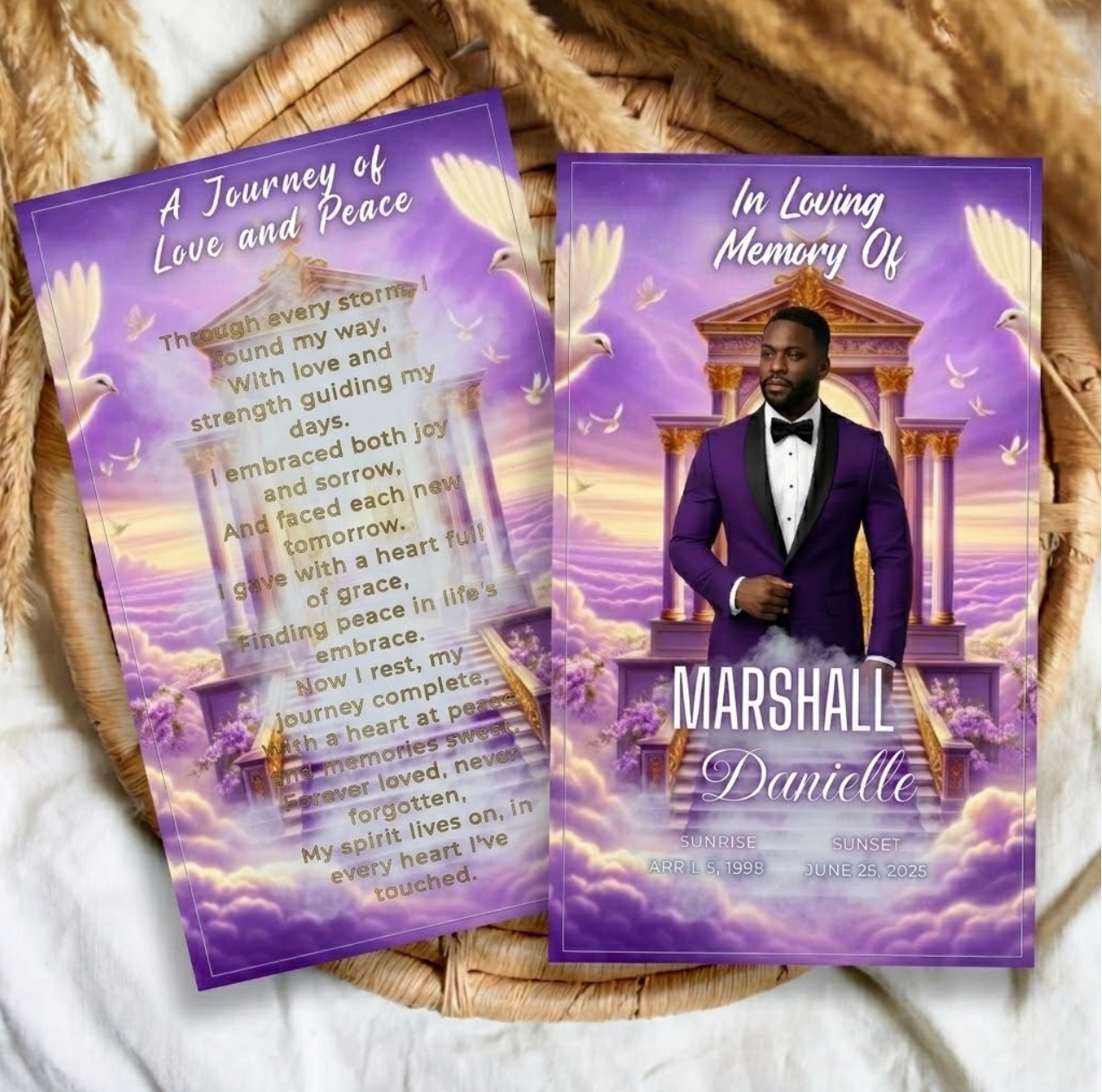 Memorial Prayer Cards