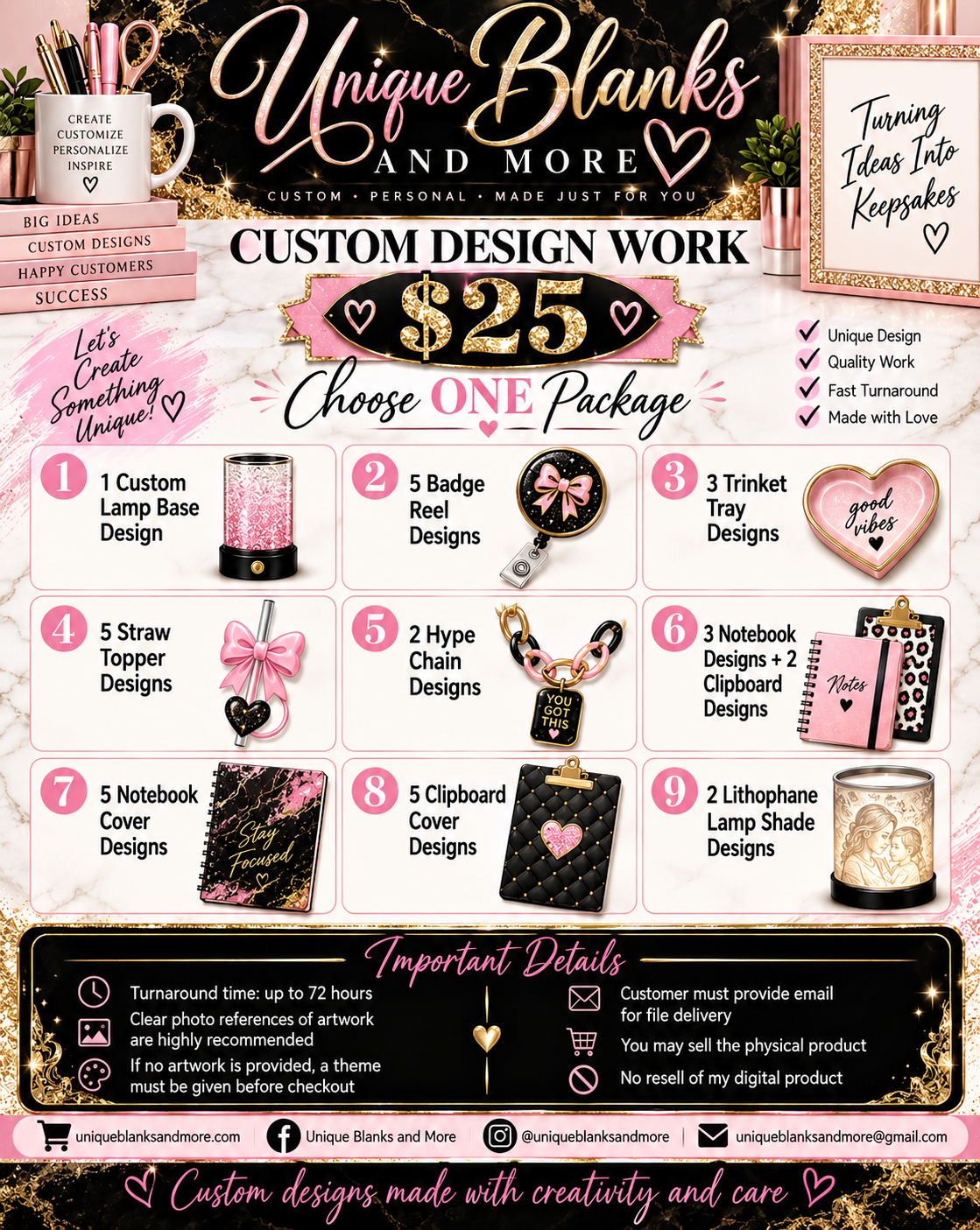 Custom Design Work