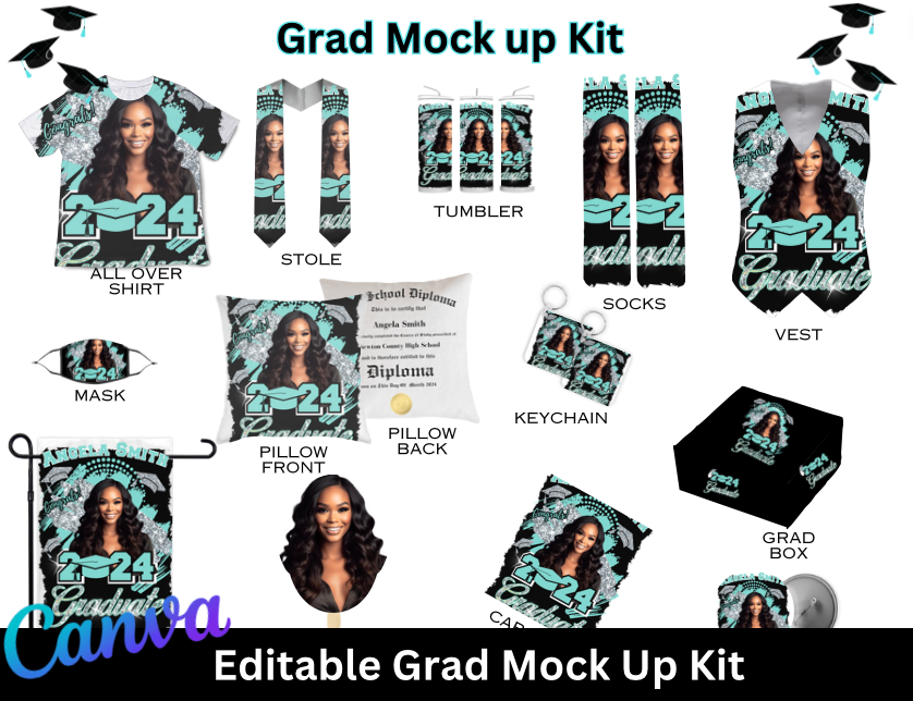 Editable Graduation Mock up Template