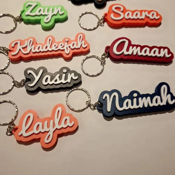 3D Name Keychain
