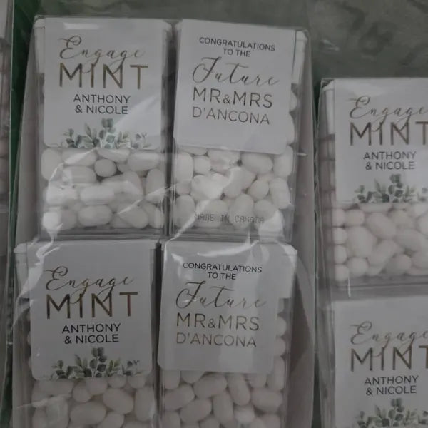 Mint Party Favors Label