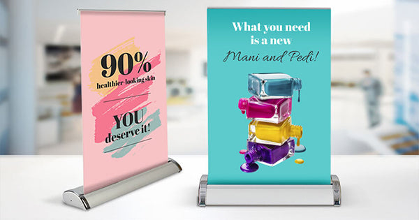Table Top Retractable Banner