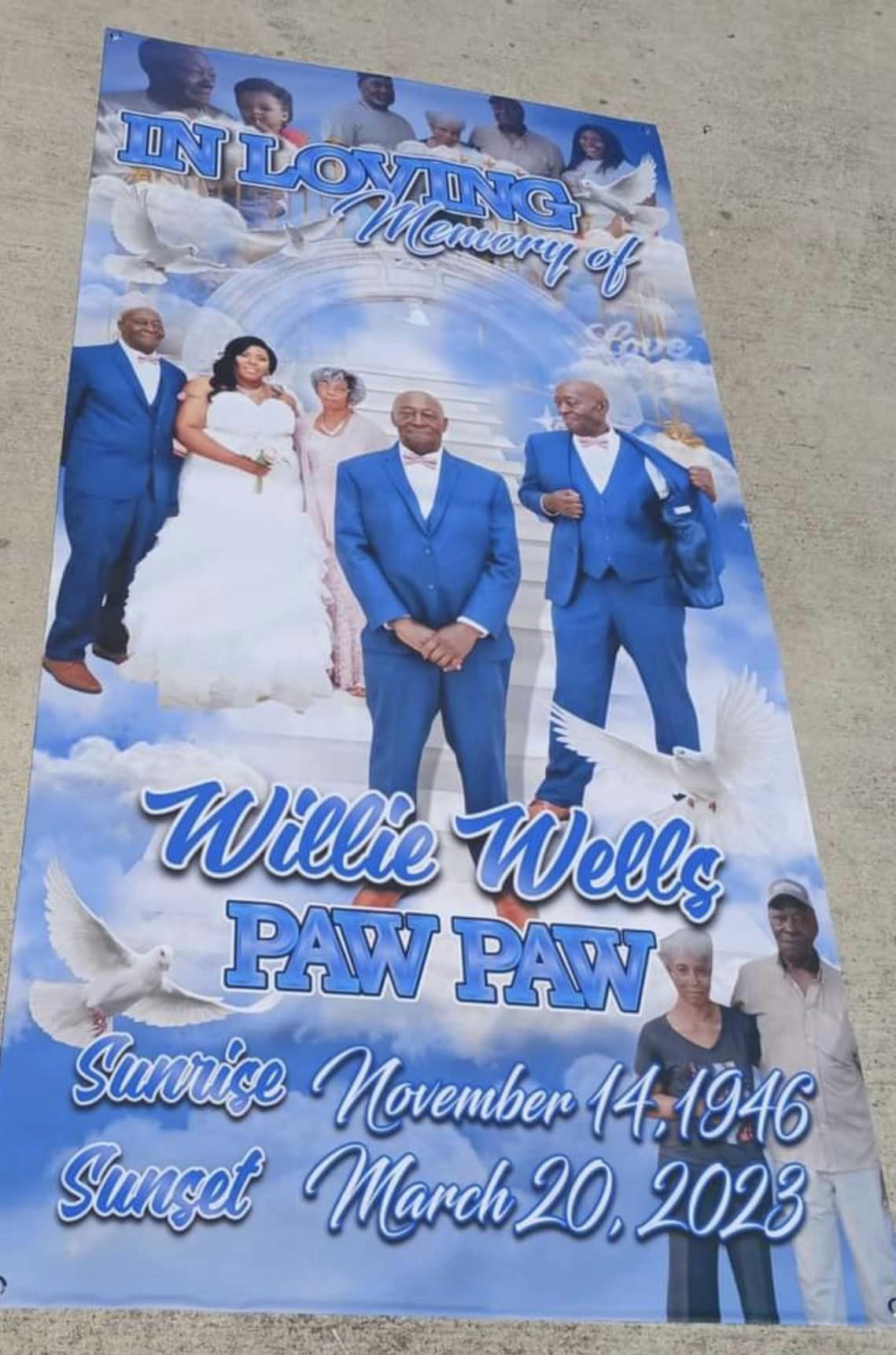 Custom Grave Blanket