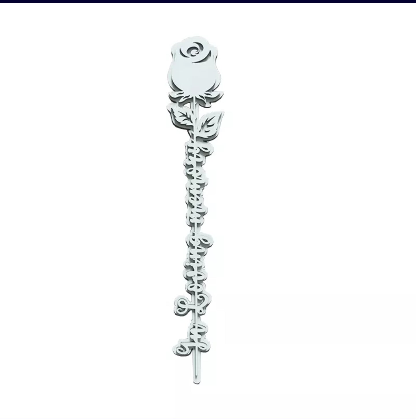 In loving memory flower mdf