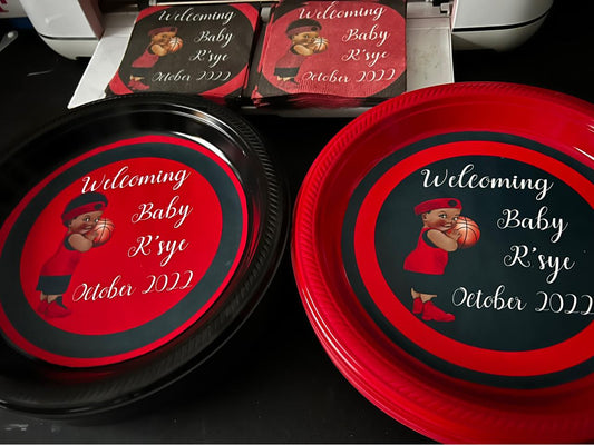 Custom Napkins and Plates