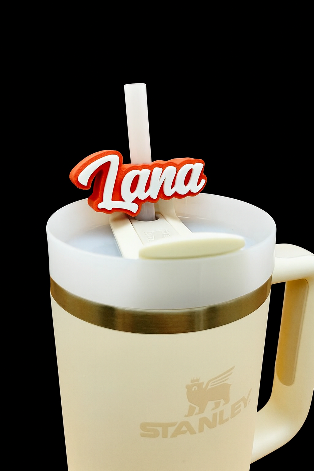 Personalized Name Straw Topper