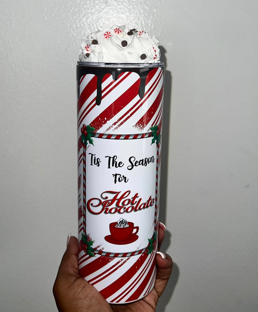 Christmas Tumbler With Topper