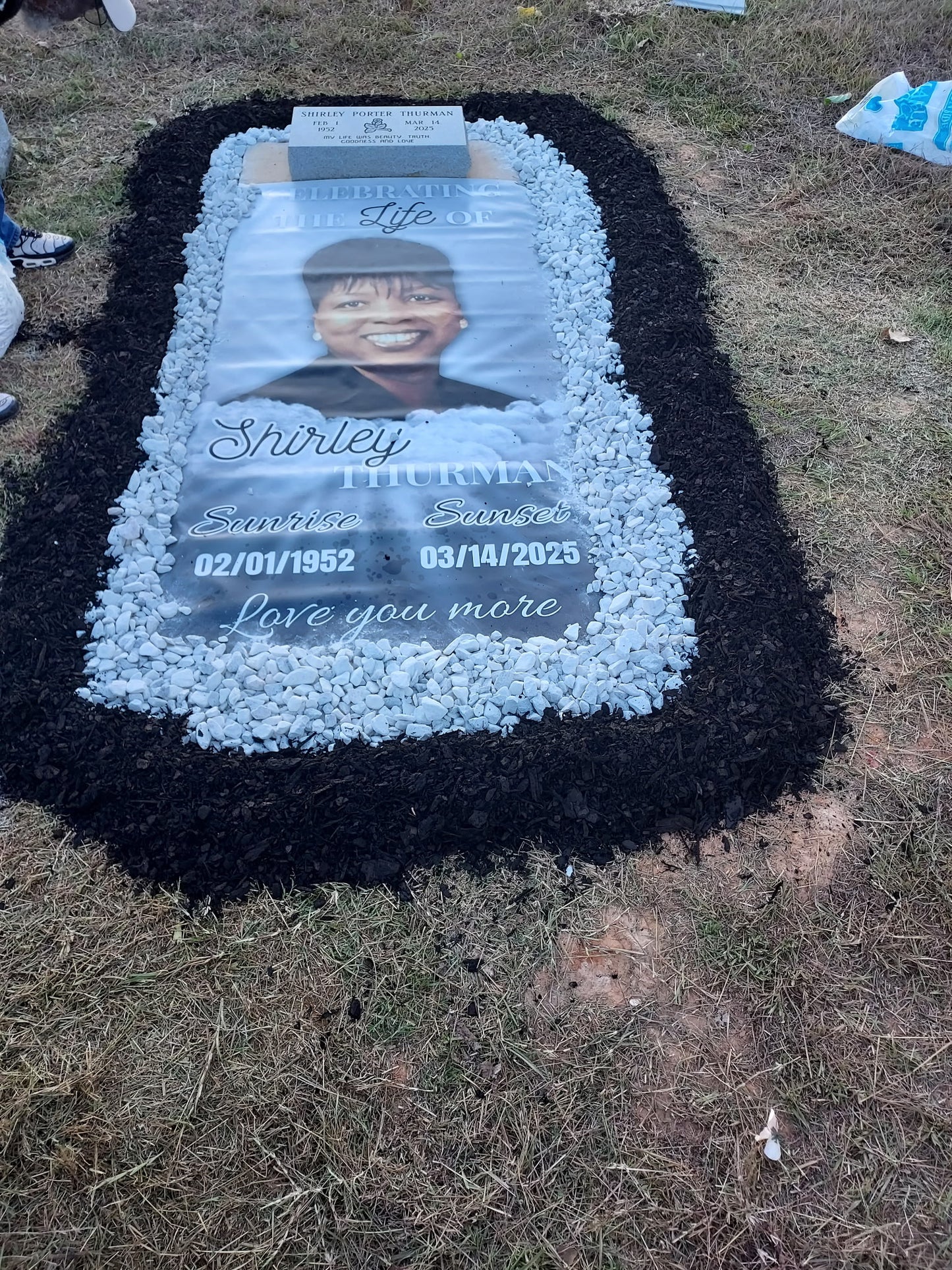 Custom Grave Blanket