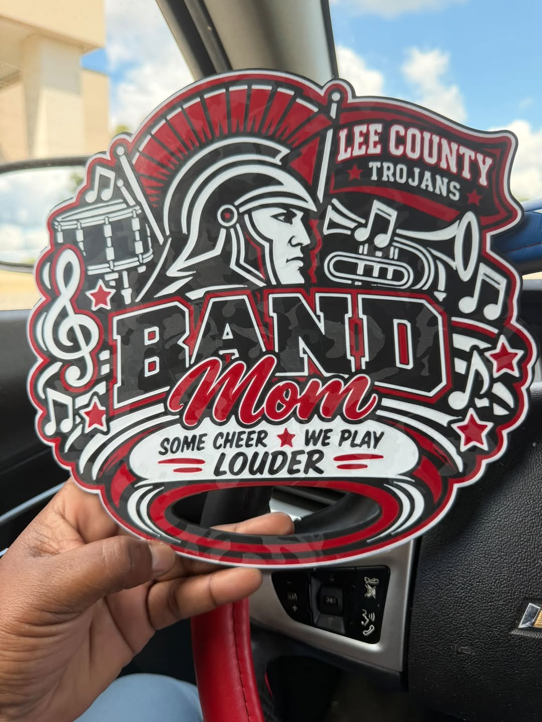 Sports Hand Fan for Game Day & School Spirit