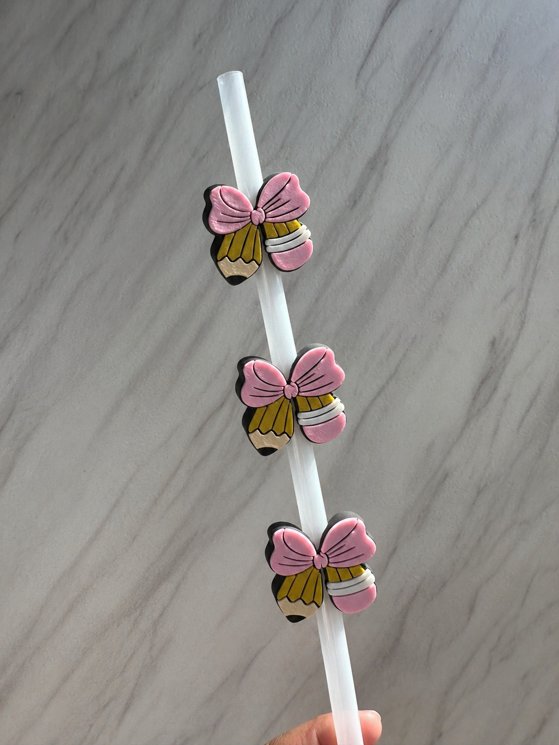 Bow/Pencil Straw Topper