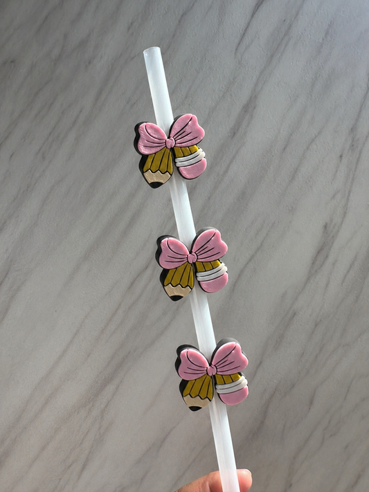 Bow/Pencil Straw Topper