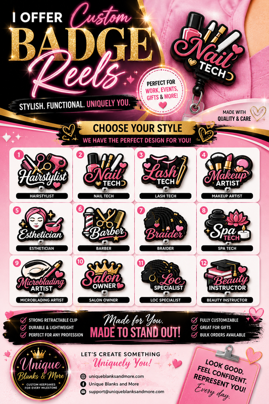 Beauty Professional Badge Reels