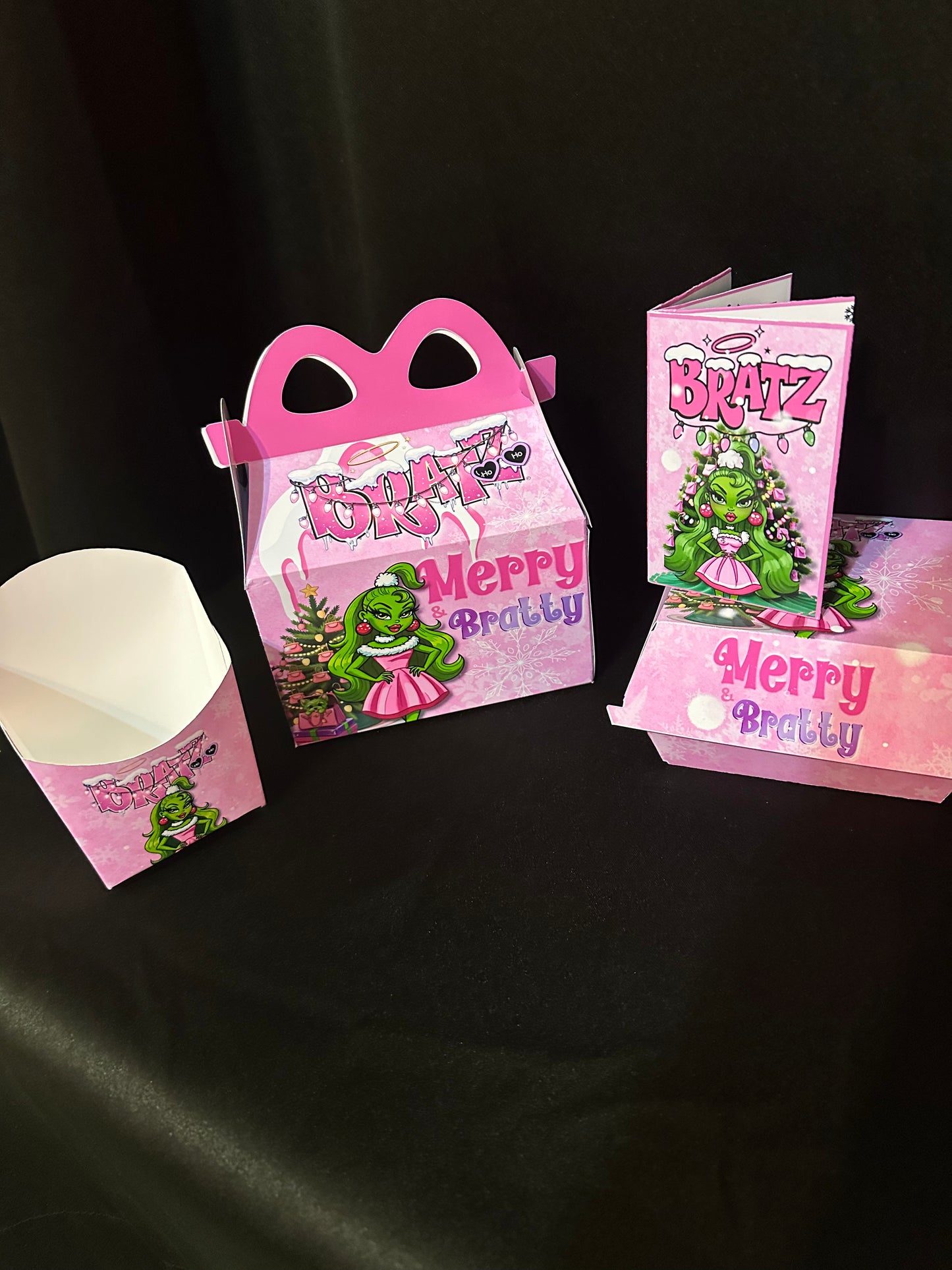 Custom Burger & Fries Box
