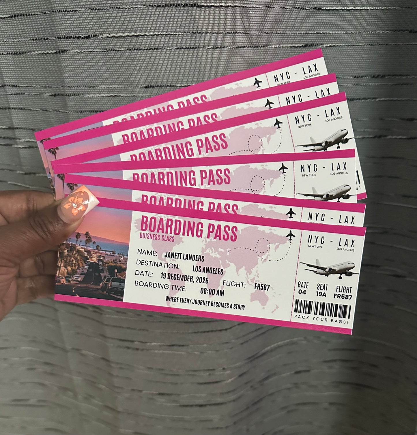 Custom Boarding Passes