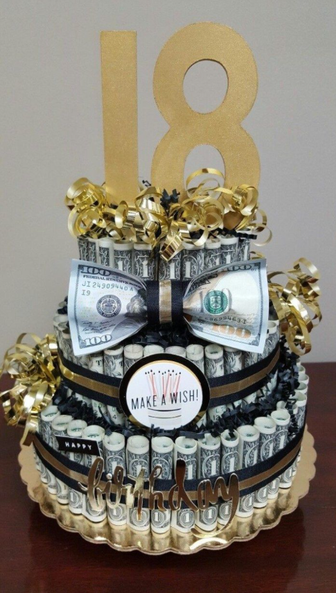 Money cake | Birthday cake for him, 40th birthday cakes, Birthday cakes for  men