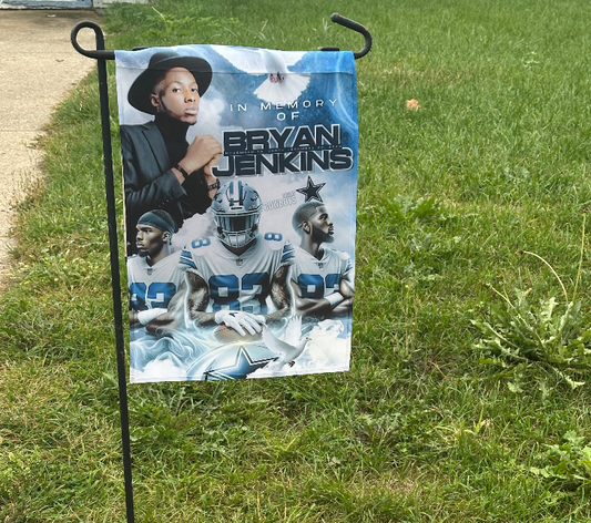 Custom Memorial Garden Flag