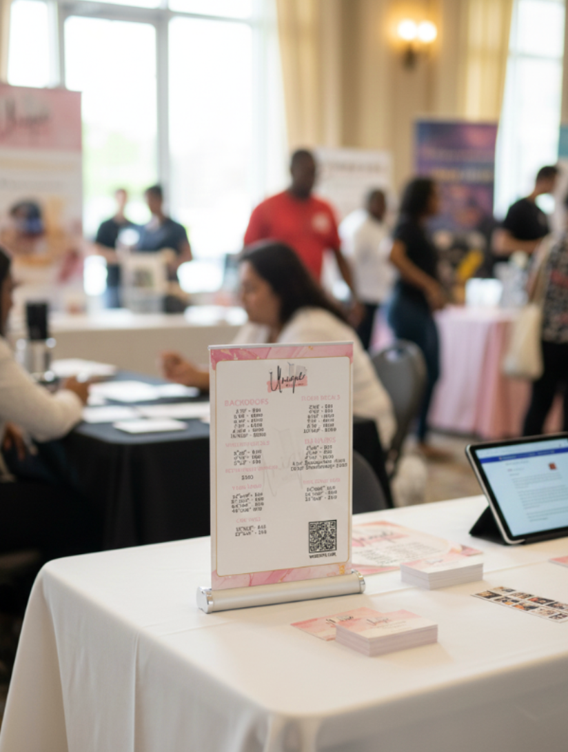 Table Top Retractable Banner