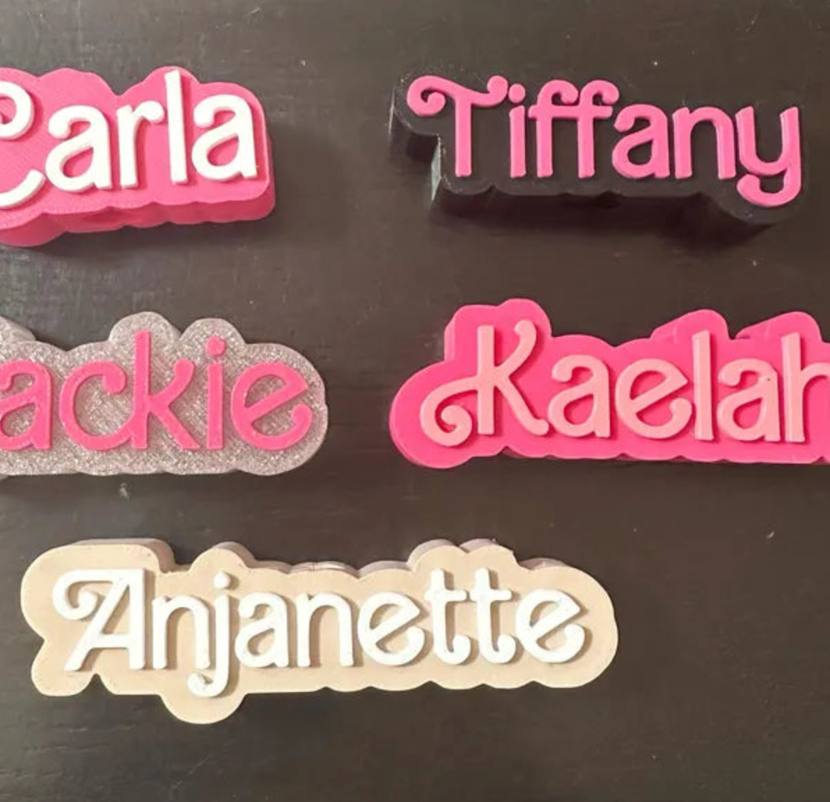 Personalized Name Straw Topper