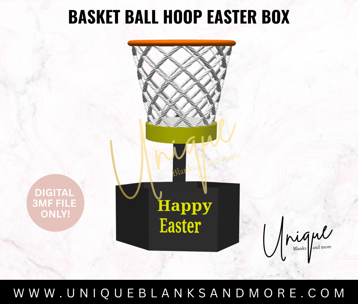 Basket Ball Hoop Easter Basket