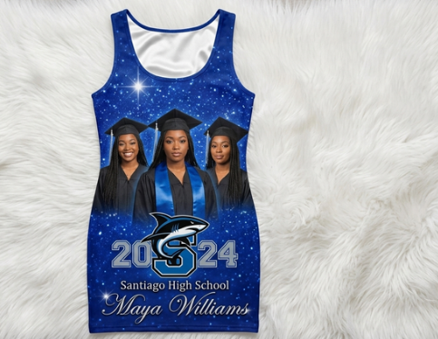 Custom Grad Dress
