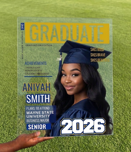 Grad Acrylic Sign