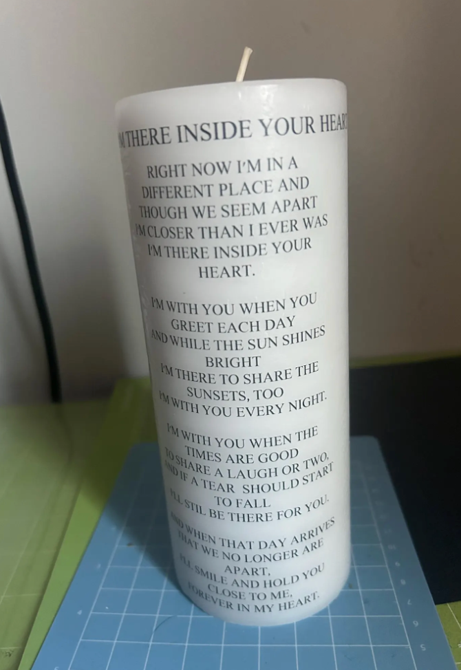 Memorial Candle
