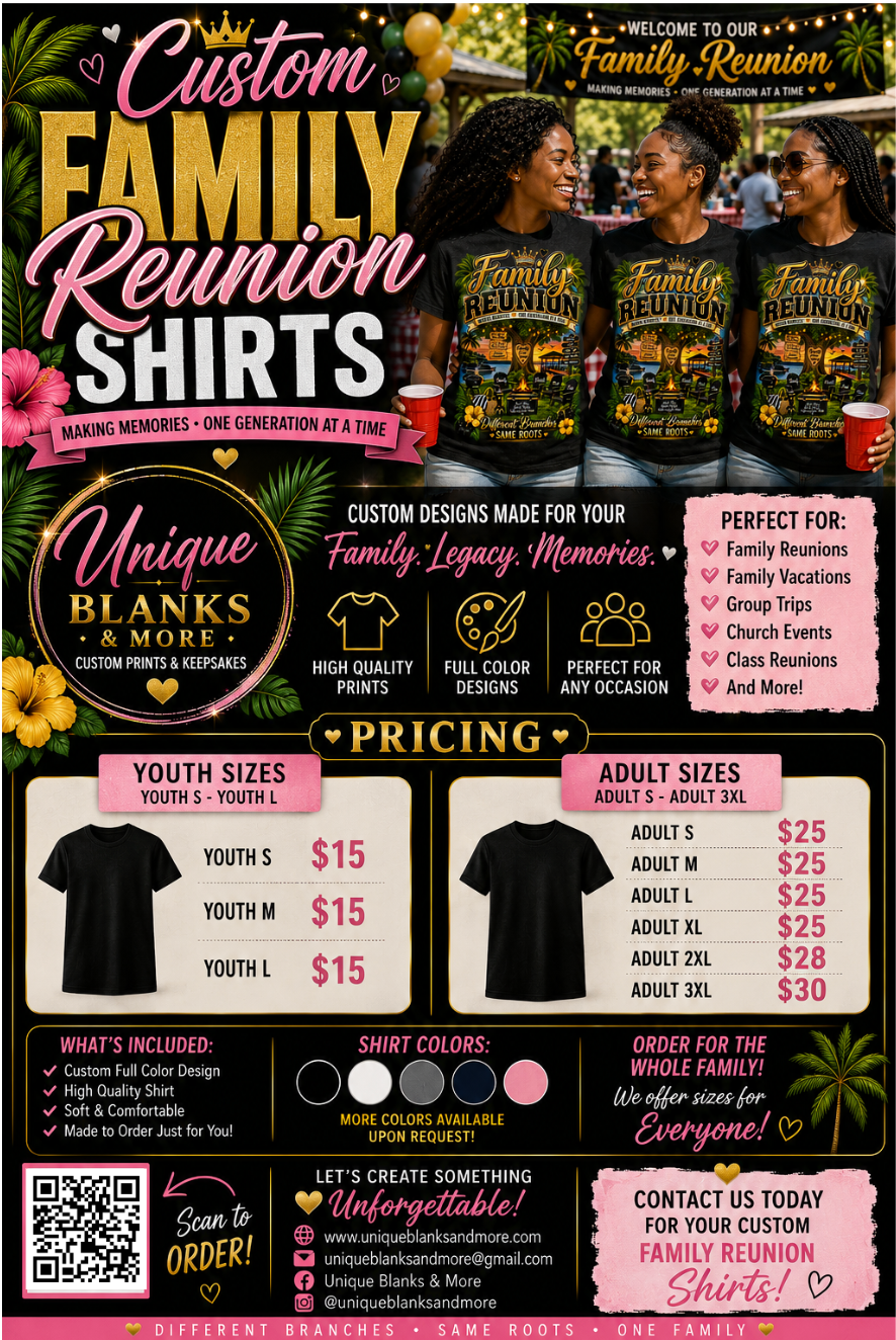 Custom Family Reunion Shirt