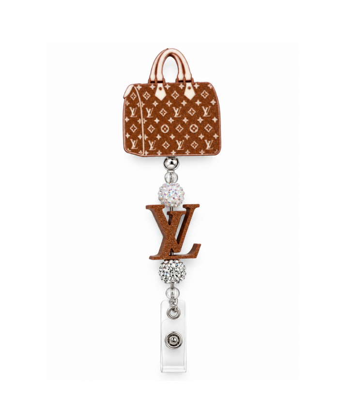 Designer-Inspired Luxury Badge Reel | 3D Printed