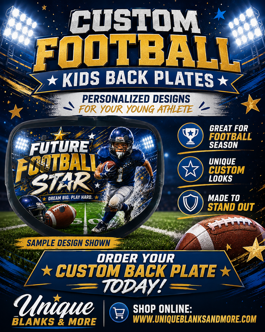 Custom Football Back Plate