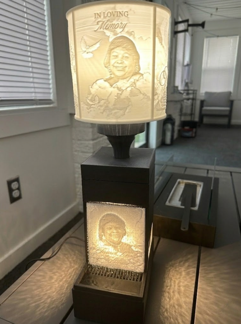 Custom Photo Memorial Tabletop Water Fountain