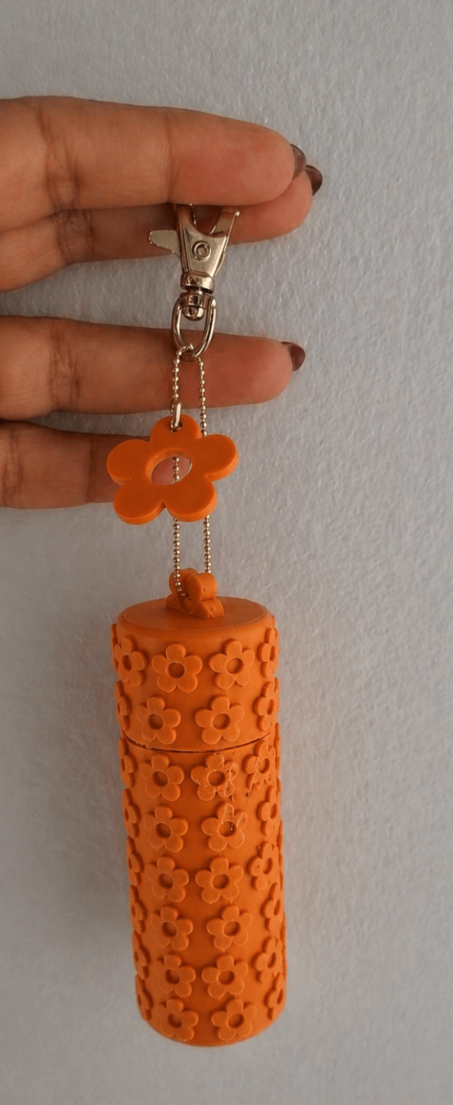 Flower Chapstick Holder | Cute Lip Balm Keychain