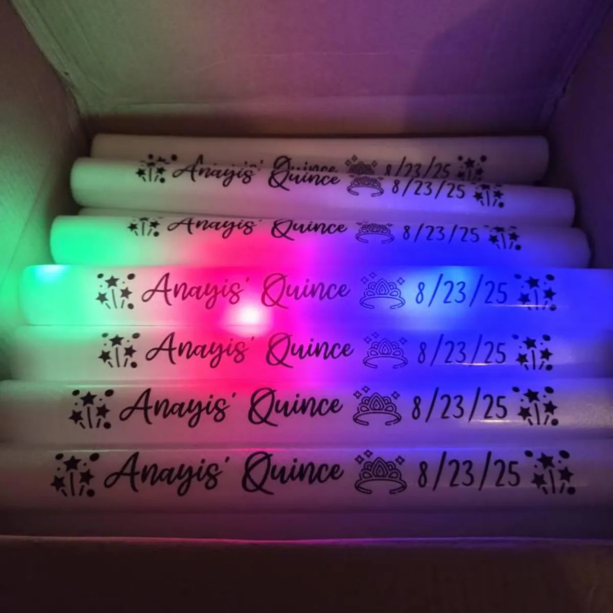 Custom LED Foam Stick Stickers