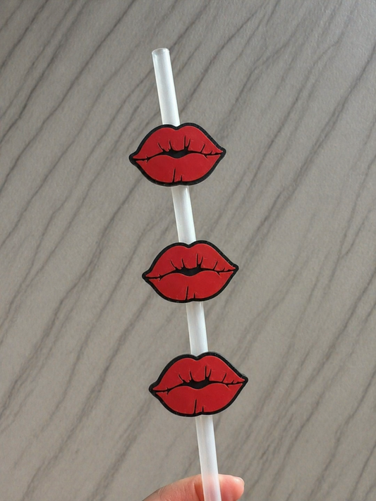 Lips Straw Topper
