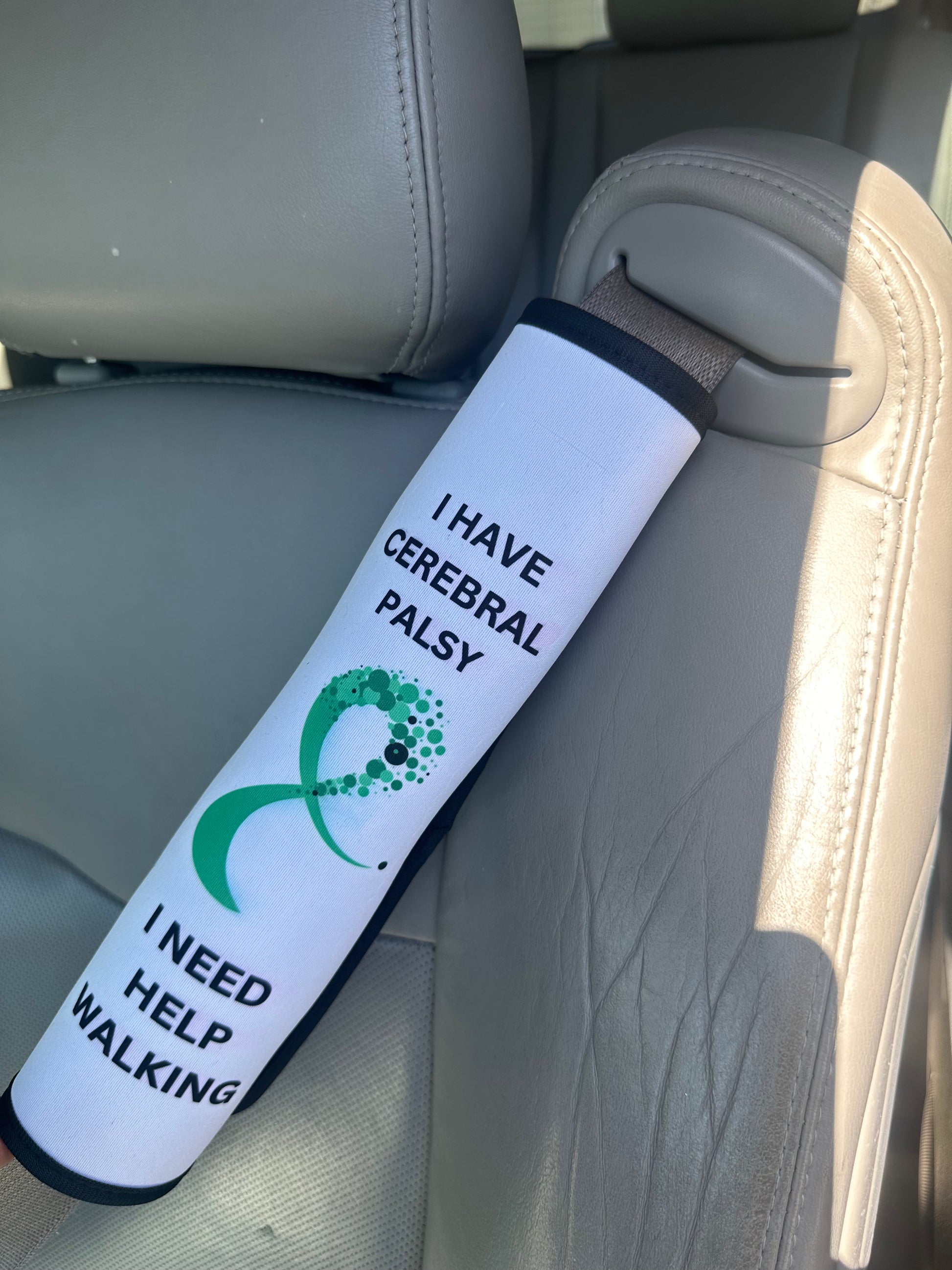 Medical Alert Seatbelt Cover