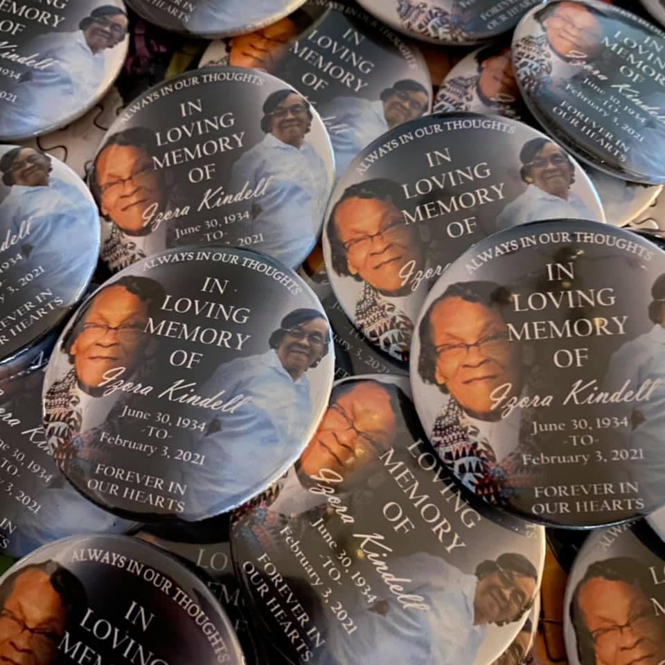 Memorial Photo Buttons | Funeral & Memorial Keepsake