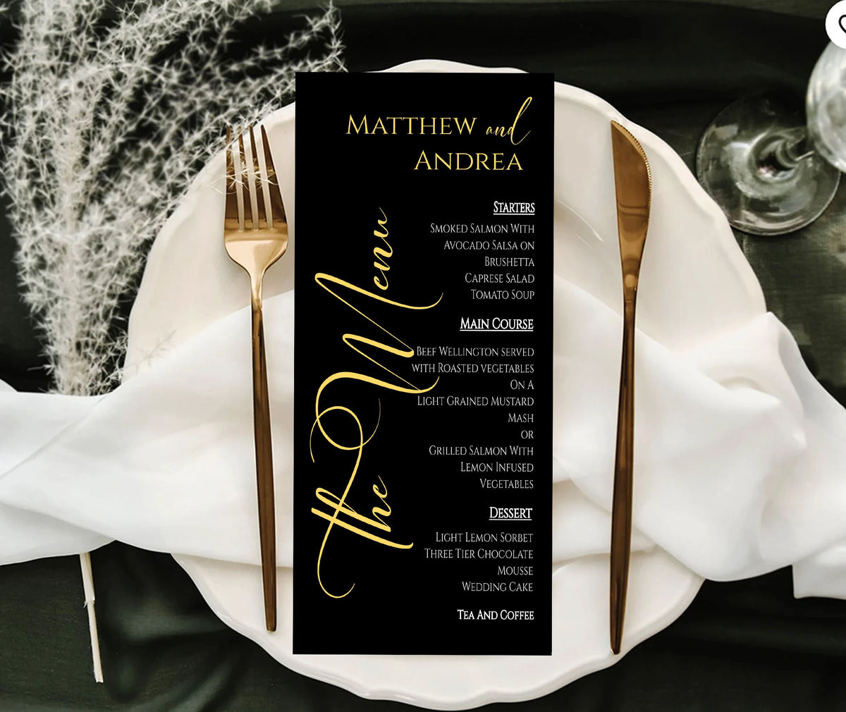 Menu Cards