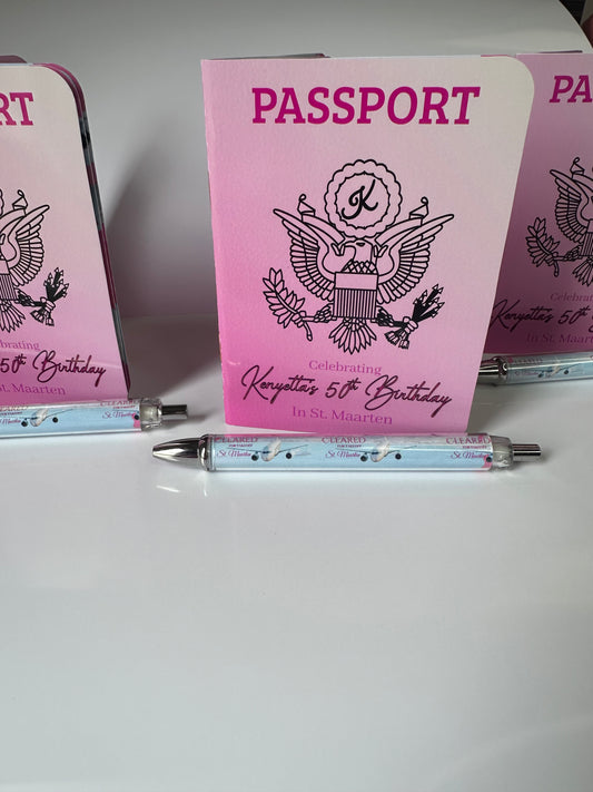Passport Itinerary Booklet