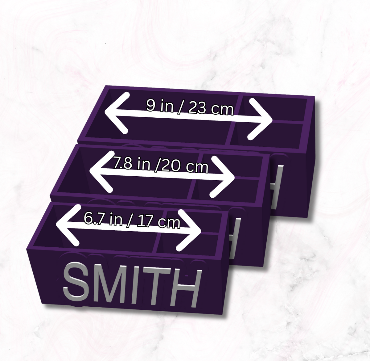 Personalized 3D Printed Name Holder for Desk