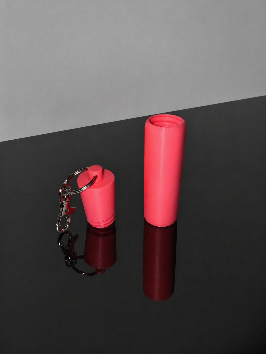 Personalized Highlighter Chapstick Holder Keychain