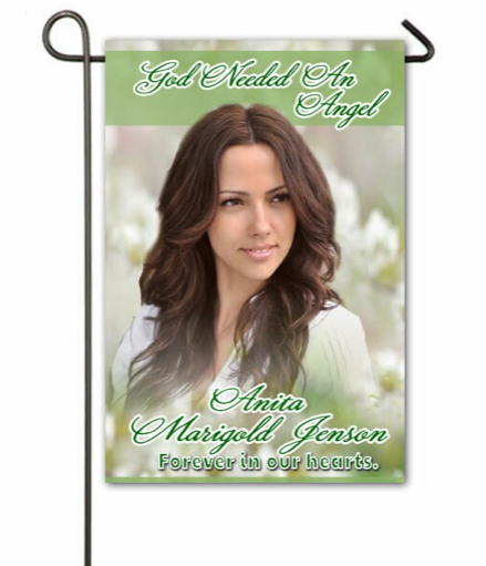 Personalized Memorial Garden Flag with Photo