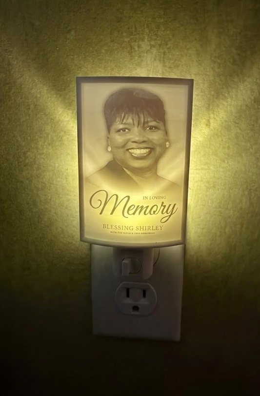 Personalized Memorial Night Light | Custom Keepsake