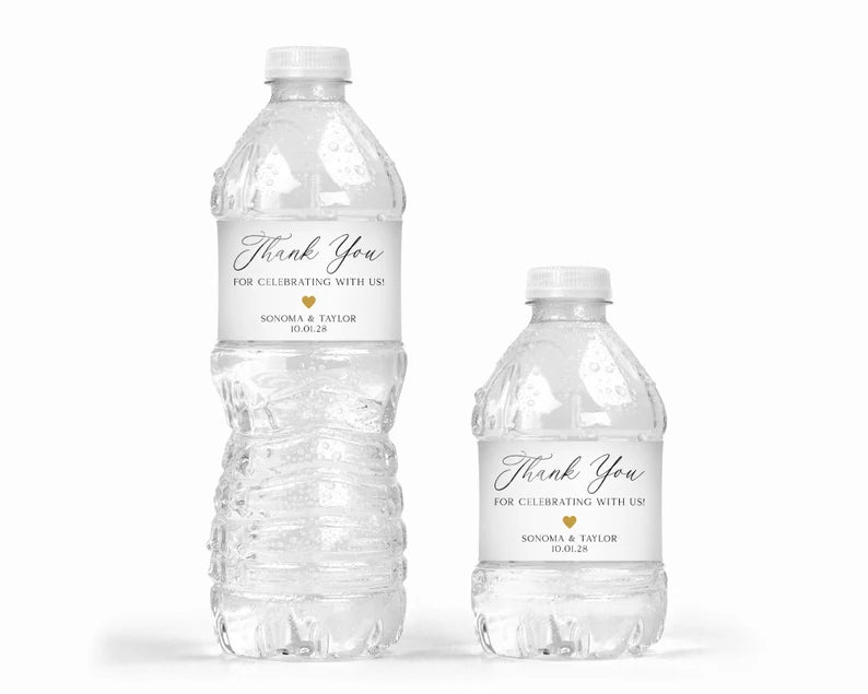 Water Bottle Labels ONLY