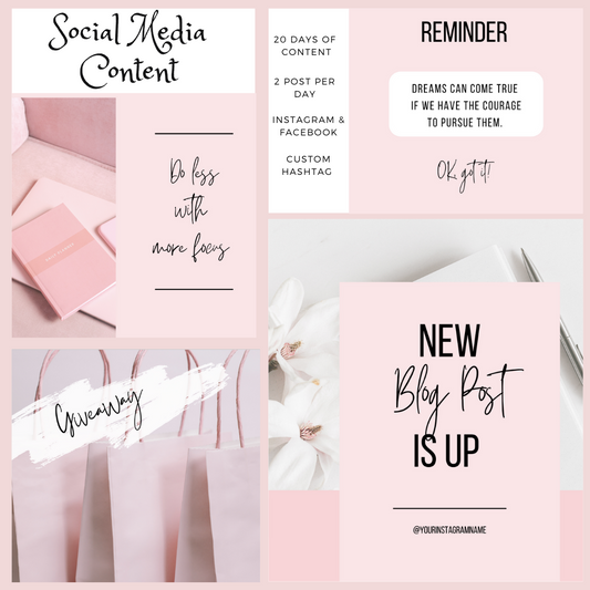 Social Media Content Flyers