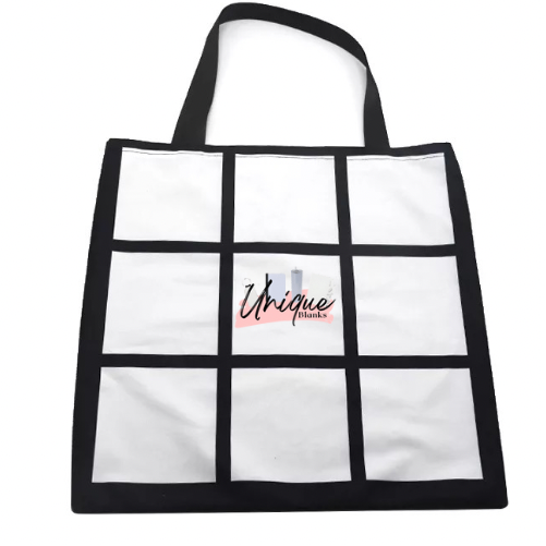 Nine panel shopping bag