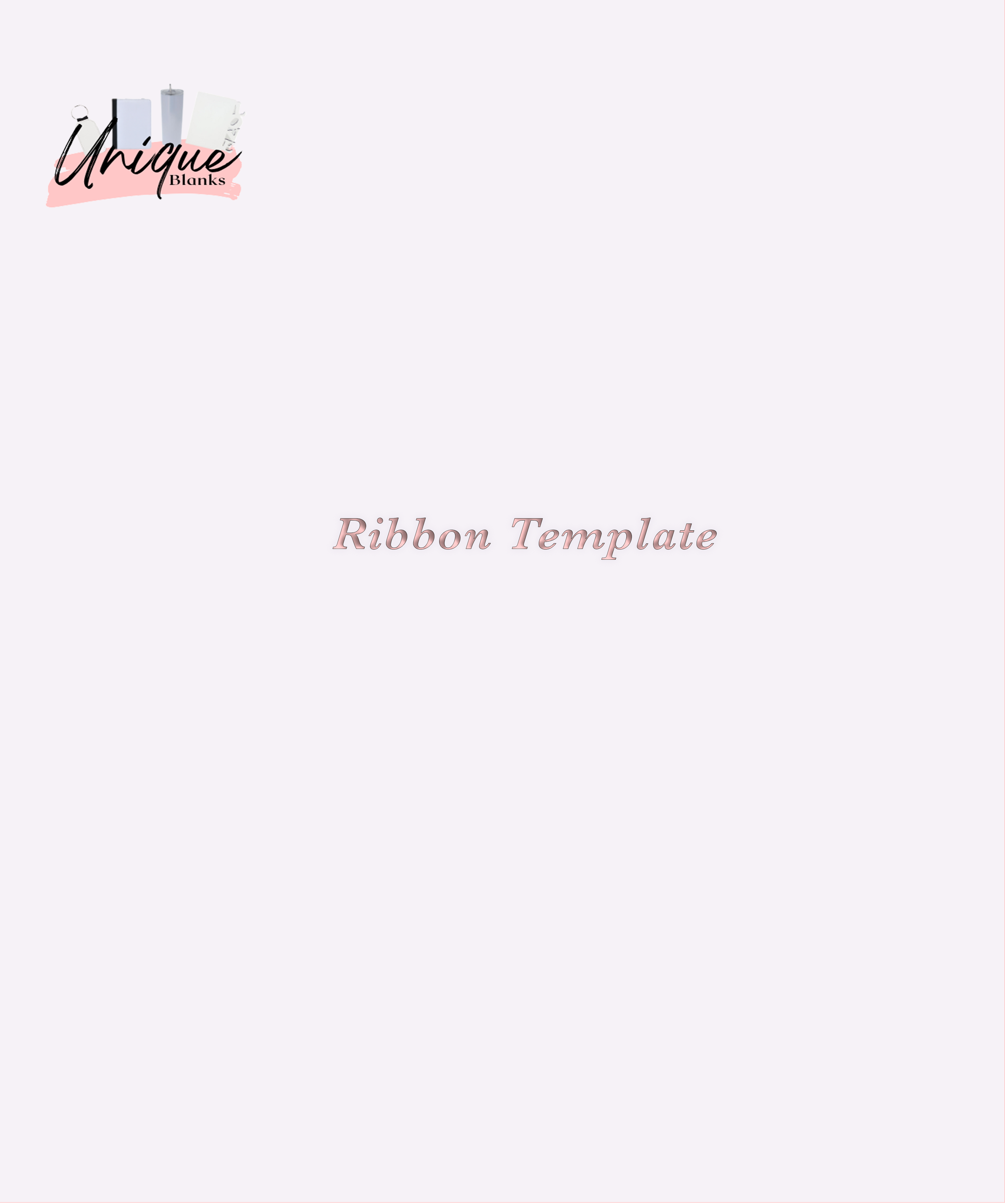 Template For Ribbon Ribbon Template – Unique Blanks and More